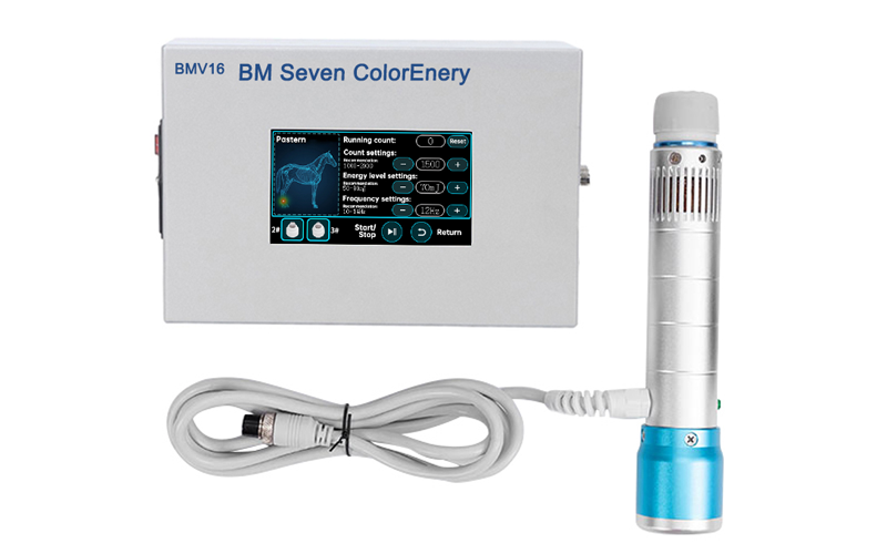 BMV16 portable electromagnetic veterinary shockwave massager related model for BMV18 comparison