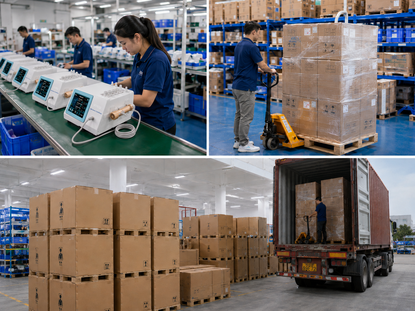 BM Seven ColorEnery packaging warehouse and export support