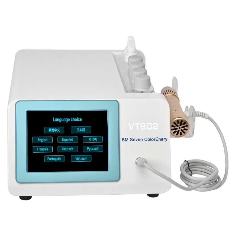VT802 veterinary shockwave device with multilingual touchscreen language selection
