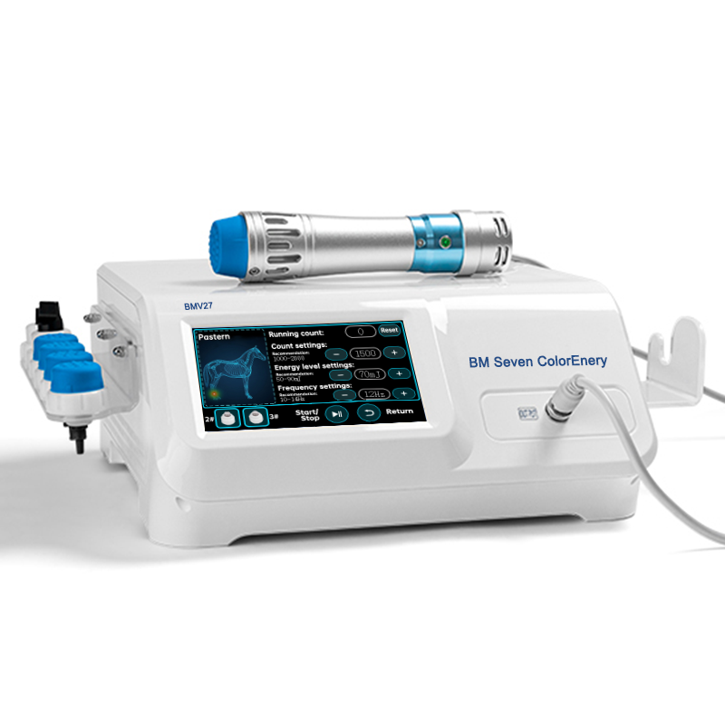 BMV27 7-inch touchscreen showing count energy and frequency parameter controls